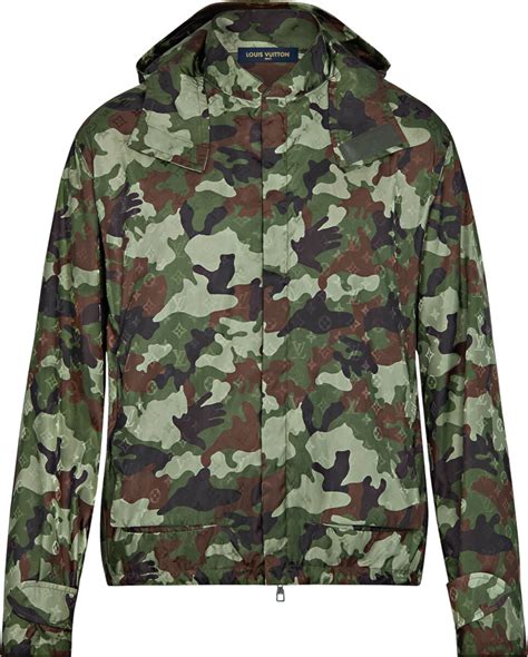 lv camo windbreaker